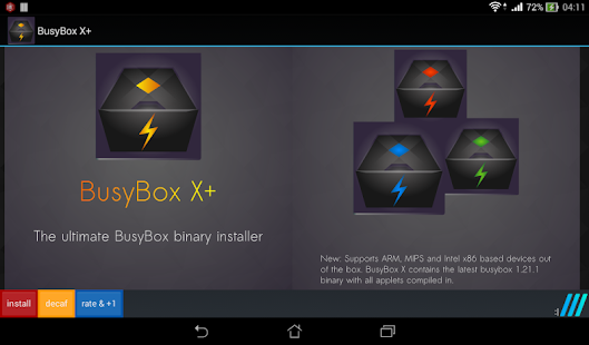 BusyBox X Pro [Root] Capture d'écran