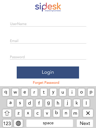 Sipdesk Mobile Screen 3