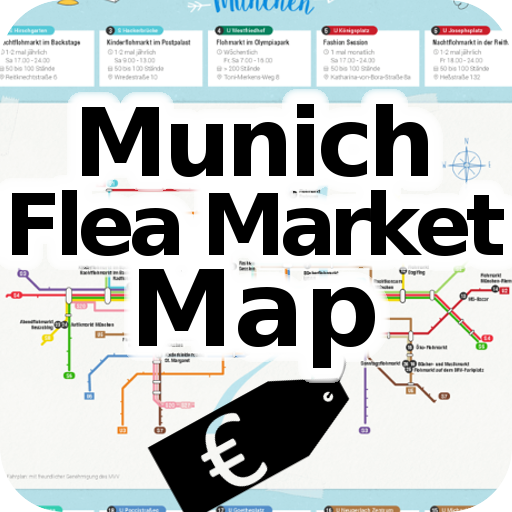 flea market map Munich logo