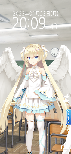 Android application 天使☆騒々 THE Watch! screenshort