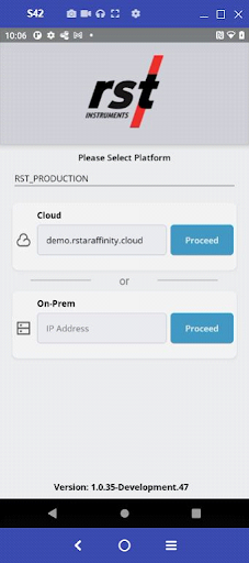Android application RSTAR Affinity Field App screenshort
