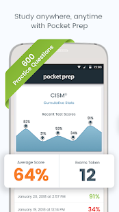 CISM Pocket Prep Bildschirmfoto