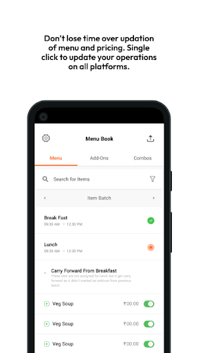 Android application Foaps Receiver screenshort