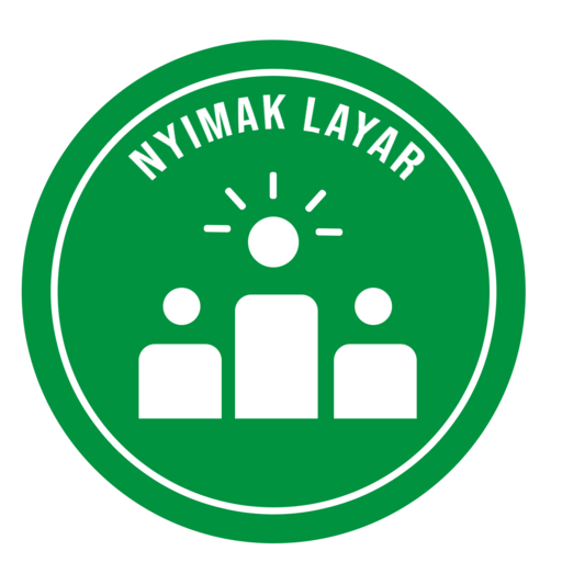 E-NYIMAK LAYAR logo