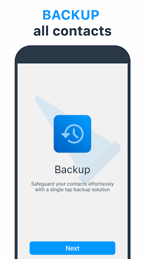 Android application Restore My Contacts: Backup screenshort