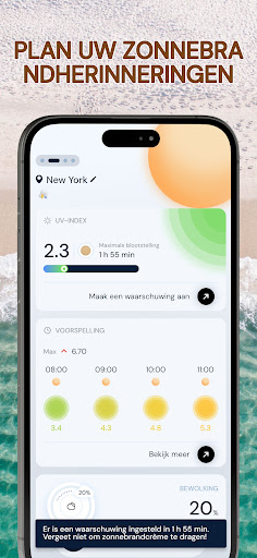 UV-index - Tan-widget