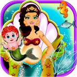 Mermaid Newborn Baby Games icon