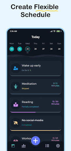 Screenshot of Habit360 Habit Tracker & To-do