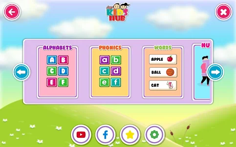 English learning kids game app