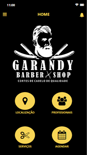 Android application Garandy Barber Shop screenshort