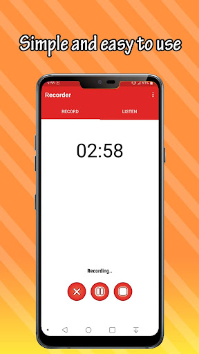 Android application Simple recorder screenshort