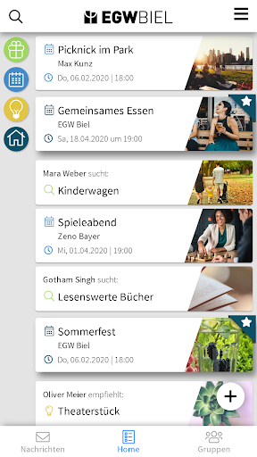 Android application EGW Biel screenshort