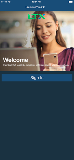 Android application LicenseTraxx screenshort