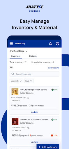 JS Business: GST Invoice Maker Screen 2