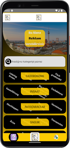 Android application Berlin Esnaf screenshort