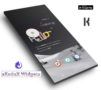 eXoduX Widgets Imperial для KWGT v9.5 [Платная] 3
