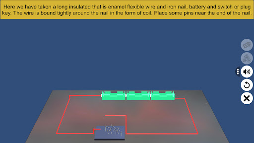 Android application Electromagnet screenshort