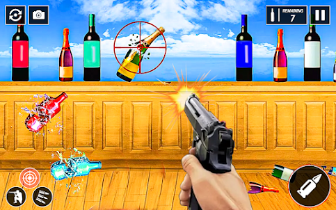 FPS Gun Game: Bottle Shooting