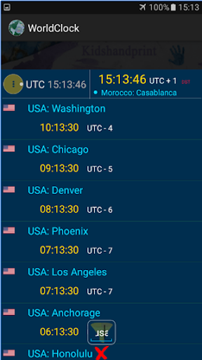 World Clock Pro Screen 3
