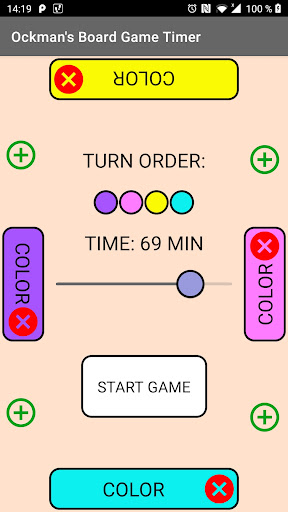 Android application Ockman's Board Game Timer screenshort