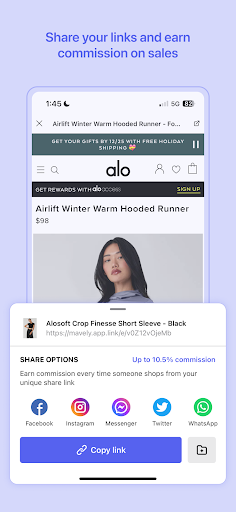 Mavely - Influencer Rewards Screen 3