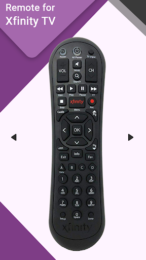 Remote for Xfinity TV Screen 2