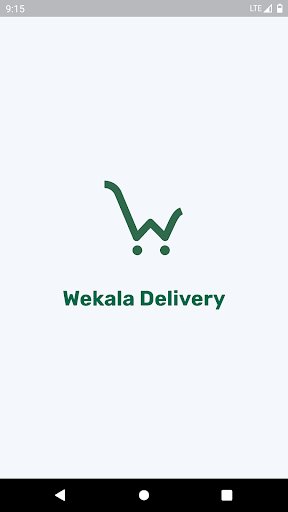 Android application Wekala Delivery screenshort