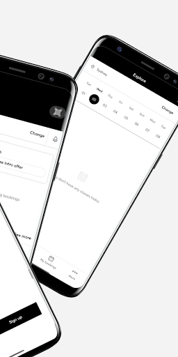 98 Gym - Booking App Screen 2