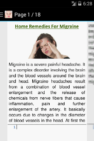 Cure Migraine Home Remedies Screen 3