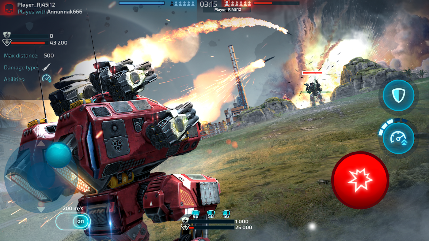 Robot Warfare: Mech Battle 3D PvP FPS 