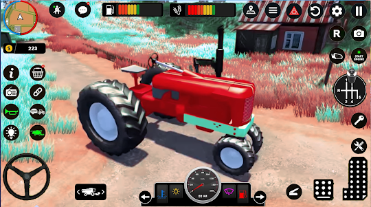 Farmer's Tractor Farming