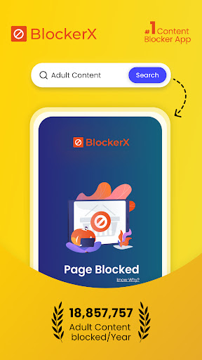 Android application BlockerX: Porn Blocker/ NotFap screenshort