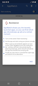 AppWatch - Popup Ad Detector  screenshots 2