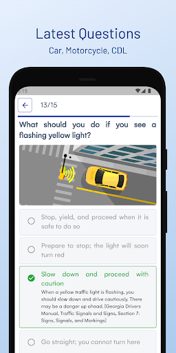 Android application Georgia DDS Permit Test Guide screenshort