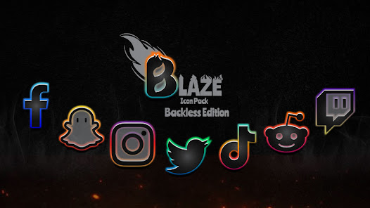 Blaze Backless Icon Pack 2.1.9 APK + Mod (Unlimited money) إلى عن على ذكري المظهر