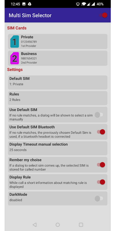 Dual Sim / Multi Sim Selectorのおすすめ画像4