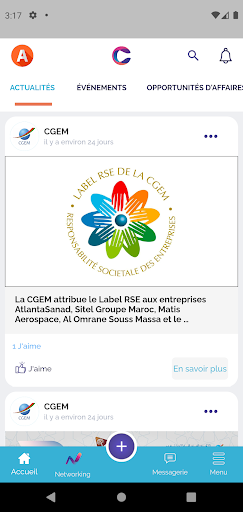 Android application MyCGEM screenshort