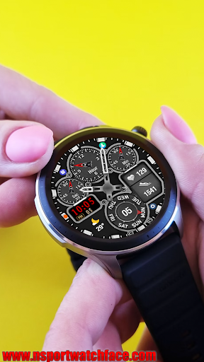 N-SPORT590 RedHybird WatchFace screenshot 4