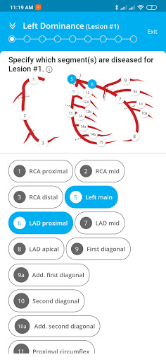Android application SYNTAX Score 2020 screenshort