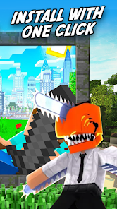 Captura 3 Chainsaw Man Mod for MCPE android