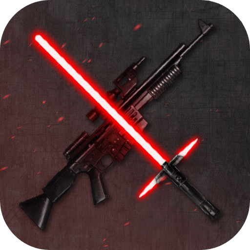 Blasters And Lightsabers logo