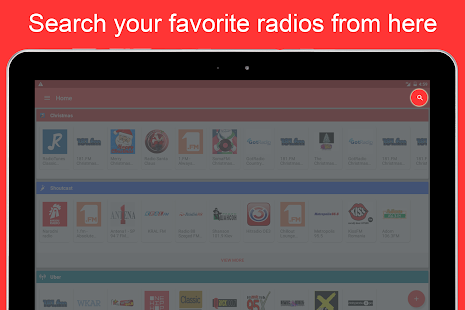 Internet Radio Player - Shoutc Screenshot