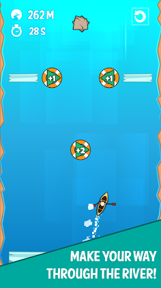 KayaKING: Paddle your kayak to - Screenshot 2