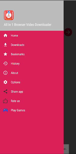 Android application All Browser Video Downloader screenshort
