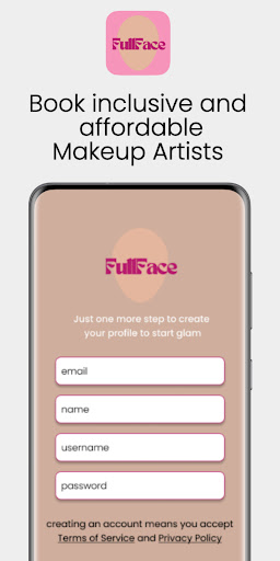 Android application FullFace screenshort
