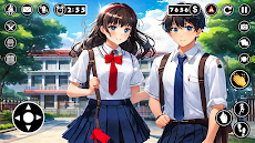 Anime High School Girl Love 3Dのおすすめ画像2