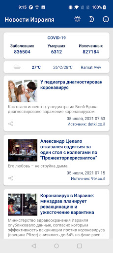 Новости Израиля Screen 2