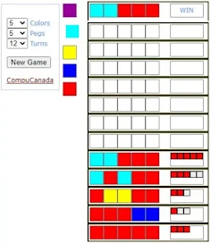 Secret Code Master Mind - Screenshot 1
