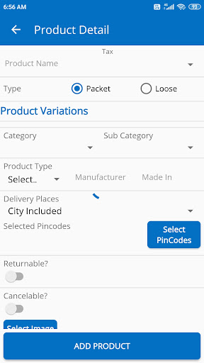 Shodioshop Vendor Screen 2