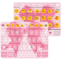 Pink Bowknot Emoji Keyboard ?